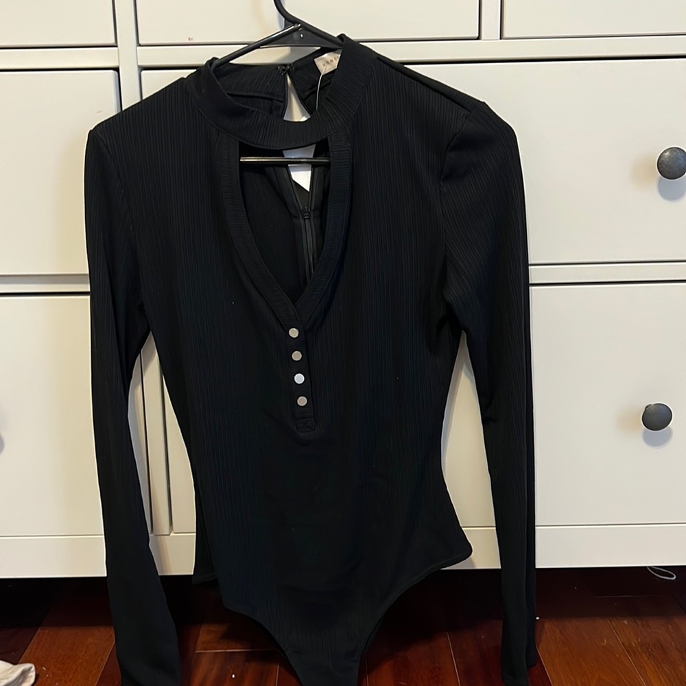 NWT black bodysuit